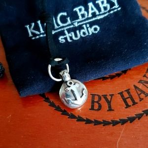 King Baby Anchor Button Pendant⚓